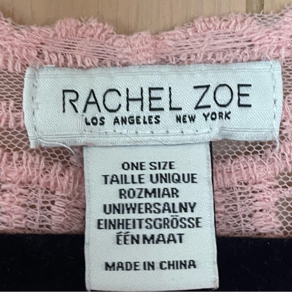 Rachel Zoe Lace Pink Cover Up One Size Womens - Picture 7 of 11